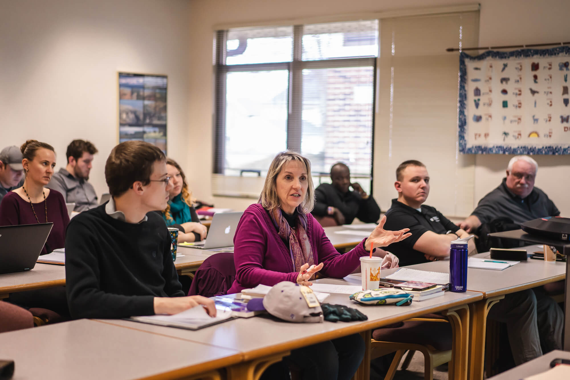 students in classroom